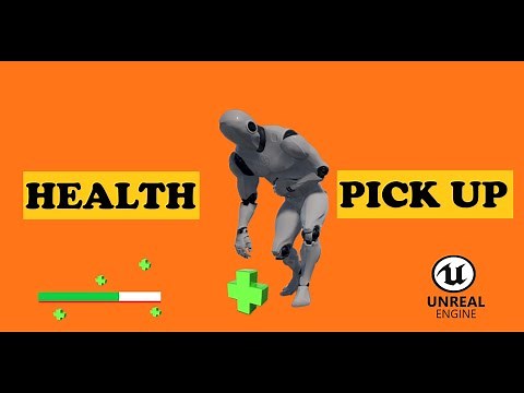UE4 Tutorial - How to make simple HEALTH PICKUP item [EASY]