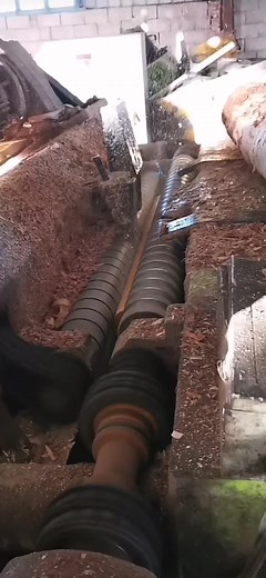 Wood Processing Machinery in Action