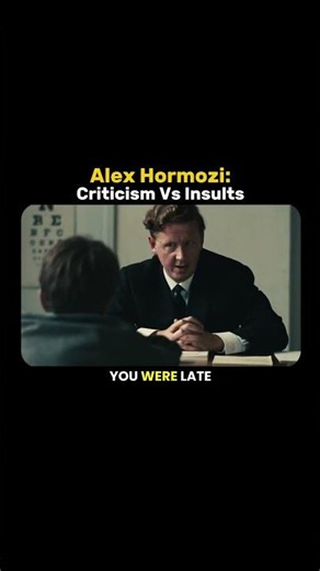 The Difference Between Criticism and Insults | Alex Hormozi #alexhormozi