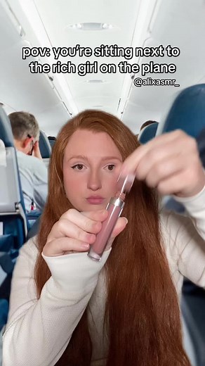 Rich Girl ASMR Experience on a Plane