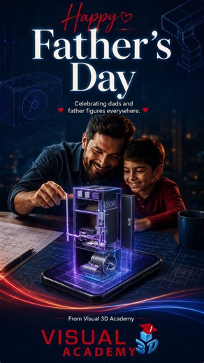 👔💙 Happy Father’s Day from Visual 3D Academy!