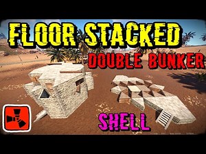 RUST Double Floor Stacking Bunker Base Design 2020 ( Double Bunker Base )