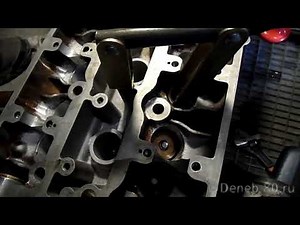 Installing valves on the Opel Astra G engine