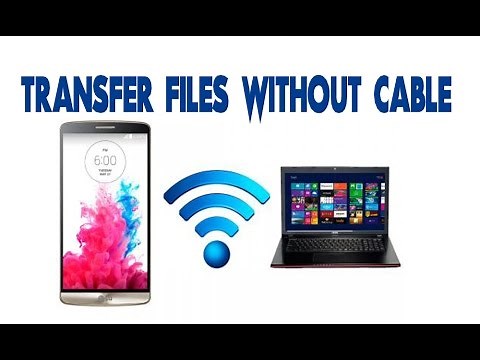 How to transfer files mobile to pc without USB Cable