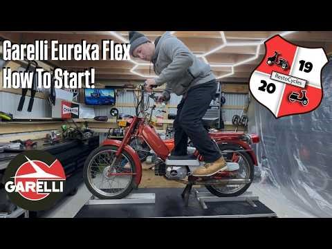 How To Start A Garelli Eureka Flex Moped With A NOI Motor!