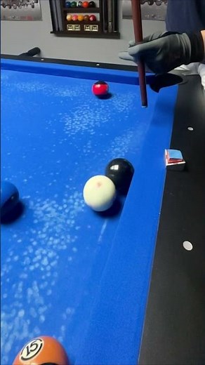 Awesome spin! For the win #billiards #trickshots #pool #8ball #spin #tricks #snooker