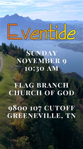 11 reactions | Come worship with Eventide on November 9th at the Flag Branch Church of God in Greeneville, TN! https://eventidemusic.com/ 9800 107 Cutoff Greeneville, TN #eventidemusic #worshipchrist #southerngospelmusic #ChristIsKing | Eventide Trio | Facebook