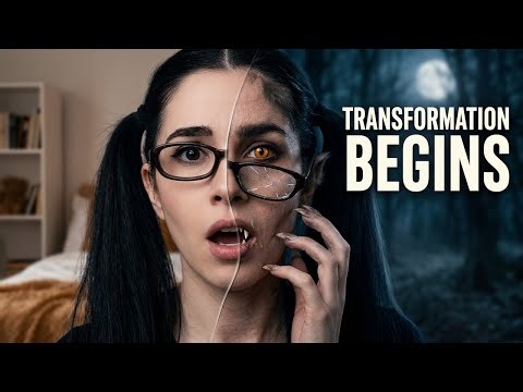 Girl Loses Control and Becomes a Beast | Female Werewolf Change Animation