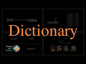 Python Dictionary | Essence of Python, Chapter 11