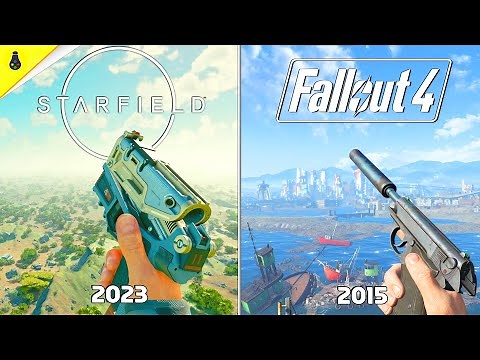 Starfield vs Fallout 4 - Details and Physics Comparison