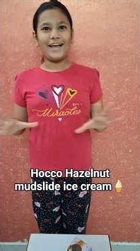 Hocco Hazelnut Mudslide ice cream review🍦🤩😋#youtubeshorts #icecream #hoccoicecream #ytshorts #short
