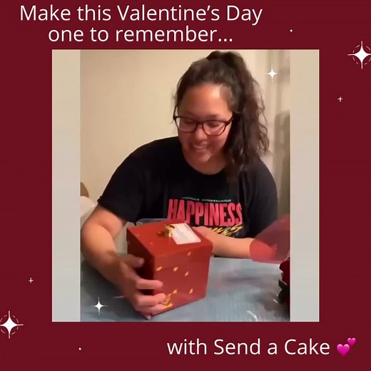 Valentine's Day Gifts: Surprise Butterflies and Red Velvet Cake