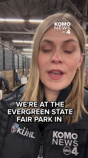 KOMO News’ Claire Weber reports from the Evergreen State Fair Park in Monroe, where hundreds of large animals from across Snohomish County are being moved into emergency stabling as rising waters continue to threaten barns and stables along the Snohomish River. Head to KOMONews.com for the latest on the forecast and impacts around western Washington. | KOMO News