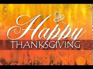 Happy Thanksgiving Welcome Video Loop
