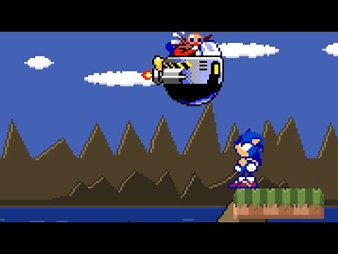 Sonic 1 8bit Overloaded Demo ⭐️ Sonic Fan Games ~ Walkthrough