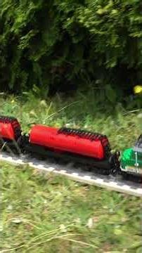 Brick Train Supply Run! Timber & Fuel Across the Tall-Loop Bridge 🚂