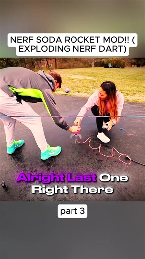 NERF SODA ROCKET MOD!! (EXPLODING NERF DART) | nerf