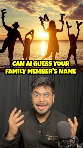 Can AI Guess Your Family Member's Name 😱 #ytshorts