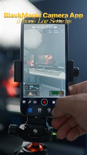 Blackmagic App on iPhone 15 Pro Max - Settings for Apple Log ProRes