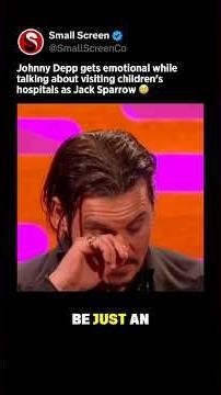 Johnny Depp Gets Emotional Over Jack Sparrow Children's Hospital Visits 😭❤️