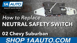 How to Replace Neutral Safety Switch 2000-03 Chevy Suburban 1500