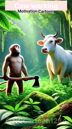 Cartoon moment just watch subscribe my channel❤️#NCCartoon #cartoonshorts #cutecartoon #aivideo #cow