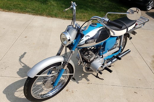 No Reserve: 840-Mile 1966 Yamaha YL1 Twin Jet 100