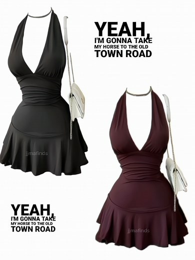 Halter Dress🥵🔥 #halterdress #outfit #dress #fyp #fypagee #outfit #fyppppppppppppppppppppppp #foryou