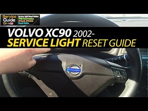 Volvo XC90 2002-2007 Service Light Reset