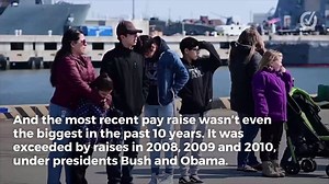 48K views · 1.1K reactions | NEW: Our video fact-check of President Trump's statement that he'd signed the first military pay raise in 10 years. Full fact-check here: bit.ly/2rxC3E0 | PolitiFact | Facebook