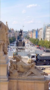 89K views · 1.3K reactions | Wenceslas Square  in Prague today Now there’s a big construction of the tram line in the upper part of Wenceslas Square.Trams will not run between Vodičková and Jindřišská until September, 30 ️The Prague city administration wants to return trams to the Wenceslas square after a break of more than 40 years  | PragueToday | Facebook