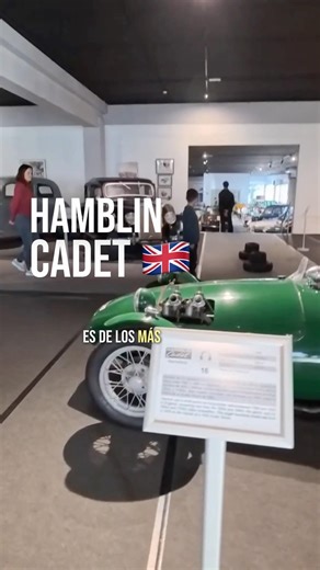 IMAGINE a 1955 UFO landing on the runway: the single-headlight Hamblin Cadet! 🛸🏎️