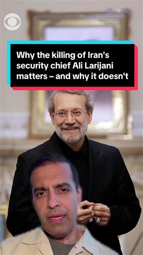 Ali Larijani, a top insider in Iran’s political and military system, was likely killed in an Israeli strike. His loss removes one of the few voices capable of moderating the new Supreme Leader Mojtaba Khamenei, making the system more rigid and security-driven. But operationally, the Islamic Republic endures, CBS News' @Imtiaz Tyab reports. #iran #trump #usa #israel