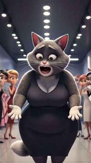 Hoạt hình 3D mèo dễ thương - 2 Mẹ Con Mèo Đi Thử Váy Dạ Hội | Dễ Thương Muốn Xỉu