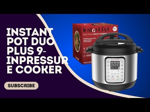 Instant Pot Duo Plus 9-in-1 Multicooker, Pressure Cooker, Slow Cook, Rice Maker, Steamer,
