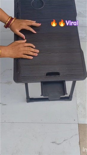 Foldable Wooden Mini Laptop Table for Bed Study Table with Drawer Tablet Mobile Holder for meesho