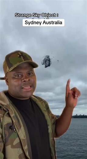This was captured in Sydney, Australia. What do you think it is? An unusual sight in the sky above Sydney over the weekend has baffled the masses, with many questioning what on earth it could be. The video shows what looks to be a dark mass floating midair above the water, separate from the other clouds above it. The Sydney man who filmed the sight suggested it looks like