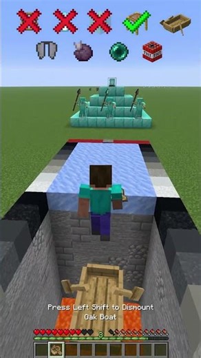Ice Rink Jump vs Different Help #meme #shorts #minecraft