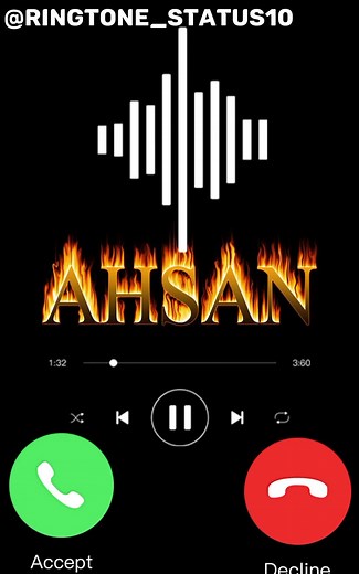 Personalized Name Ringtone Collection - Ahsan, Ali, Bilal, Hassan, Asad, and more!