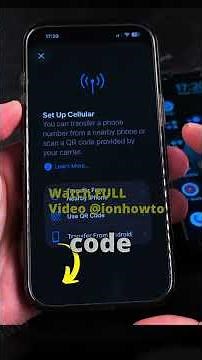 How to Add a Second Number to iPhone Using eSIM QR Code Part 1