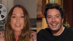 Keira Knightley talks about her daughter learning to walk at 9 months old, her oldest daughter's obsession with The Beatles and her version of Pride & Prejudice becoming popular again during quarantine. | The Tonight Show Starring Jimmy Fallon