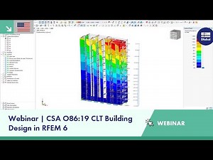 Webinar | CSA O86:19 CLT Building Design in RFEM 6