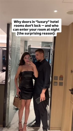 Kotok Andrew | Business owner on Instagram: "1. If your hotel room has a magnetic lock but no deadbolt — you’re not really safe, even if you hear a “click.” In suites, the front desk can unlock the door remotely in two seconds, without notifying you. This isn’t paranoia — it’s standard practice for “non-emergency situations.” And “non-emergency” can mean anything, including a noise complaint, even if you’re sound asleep. 2. Staff with a master key can walk right in without knocking — especially 