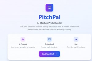 PitchPal AI Startup Pitch Builder