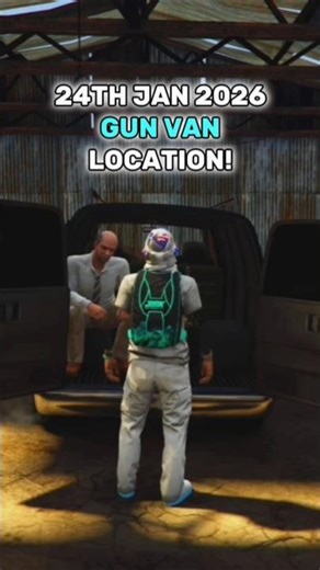 24TH JANUARY 2026 GUN VAN LOCATION IN GTA 5 #shorts #gta #gta5 #gtaonline #gtav #rockstargames