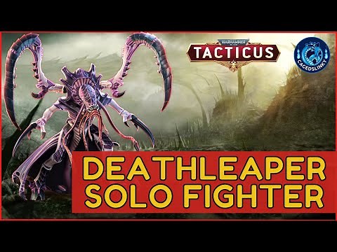 Warhammer 40k Tacticus | Deathleaper Spotlight | Solo Fighter | Tyranids Warrior | BP Character
