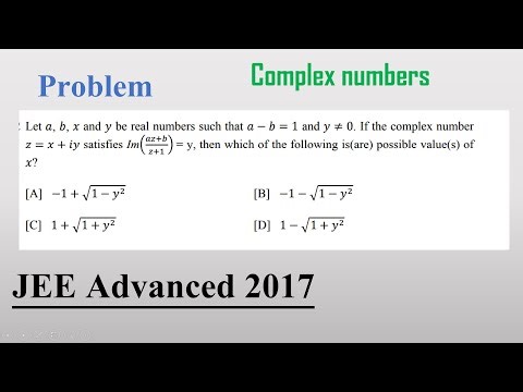 JEE Advanced 2017 complex number #jeeadvanced #jeemain #exam #complexnumbers #algebra #tricks #maths