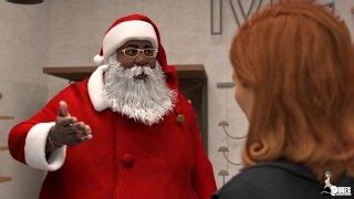 Hentai PAWG Wife Takes Massive Fat Black Cock from Santa