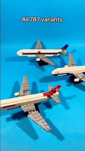 All Lego 787 variants !