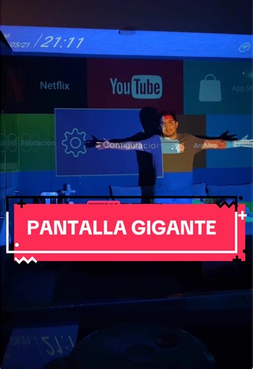 Mini proyector inteligente para cine en casa